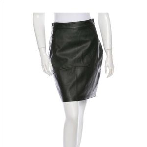 T Alexander Wang Leather Skirt